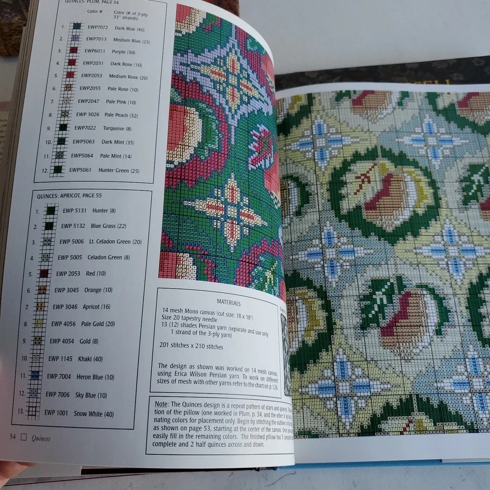 Group Of 4 Vintage Needlepoint Books For Needlework Includes Pattern Ehrman